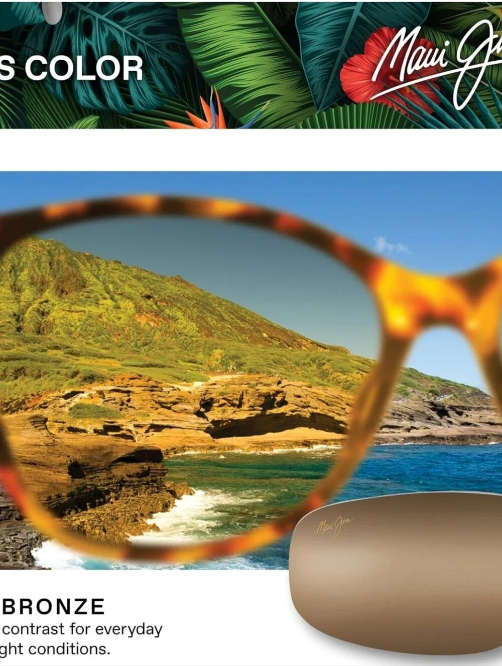 NEW! Maui Jim Women's Starfish Polarized Cat Eye Sunglasses w/Case